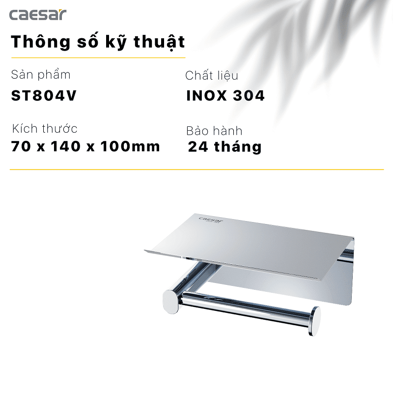 Hộp giấy vệ sinh Caesar ST804V