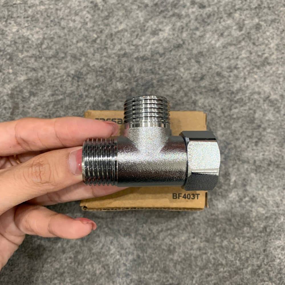 Van chia nước chữ t 2 đường nước Caesar BF403T