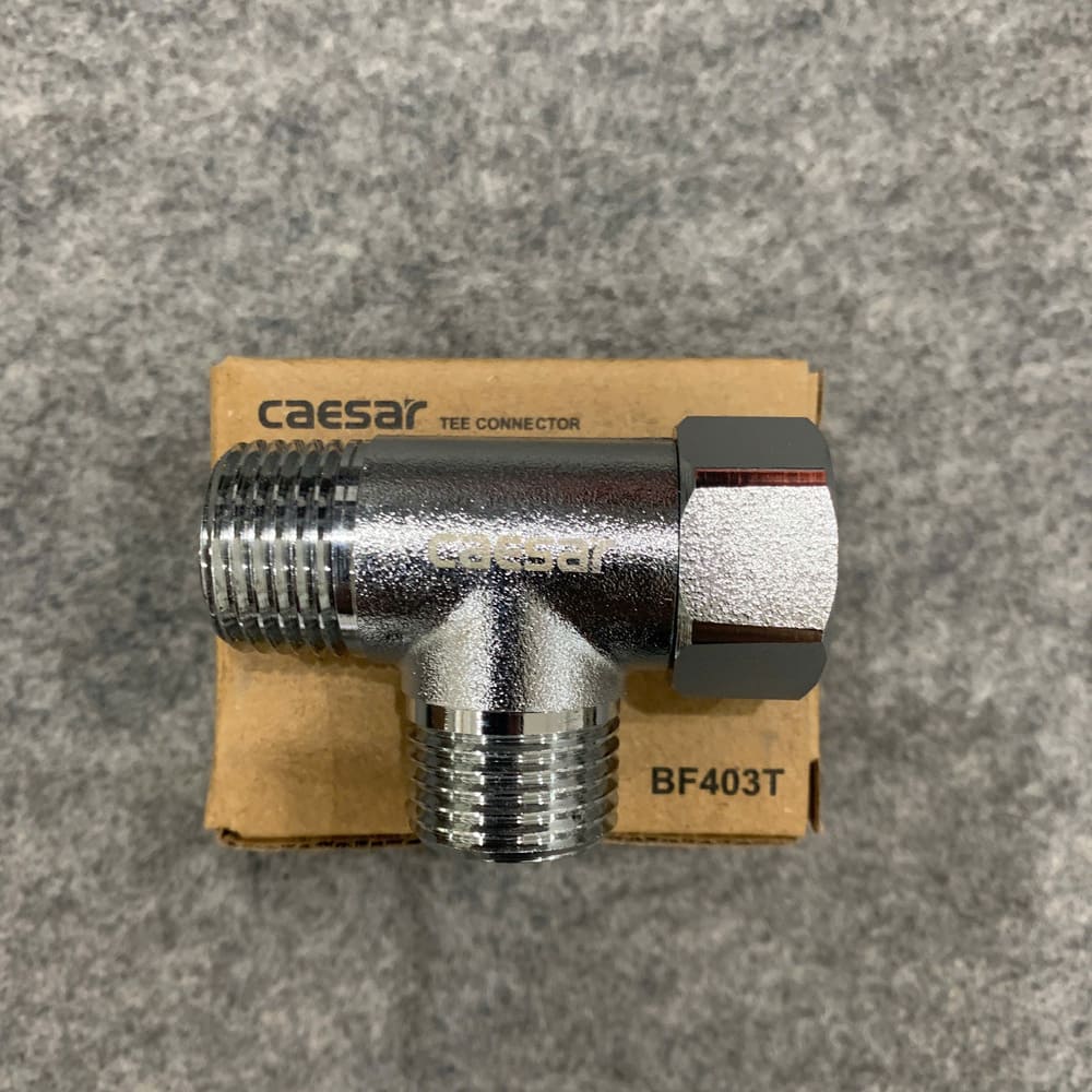 Van chia nước chữ t 2 đường nước Caesar BF403T