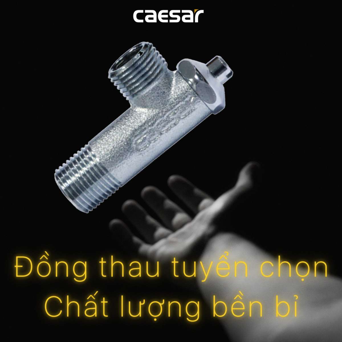 Van vặn khóa chữ F xi - φ21 Caesar BF403