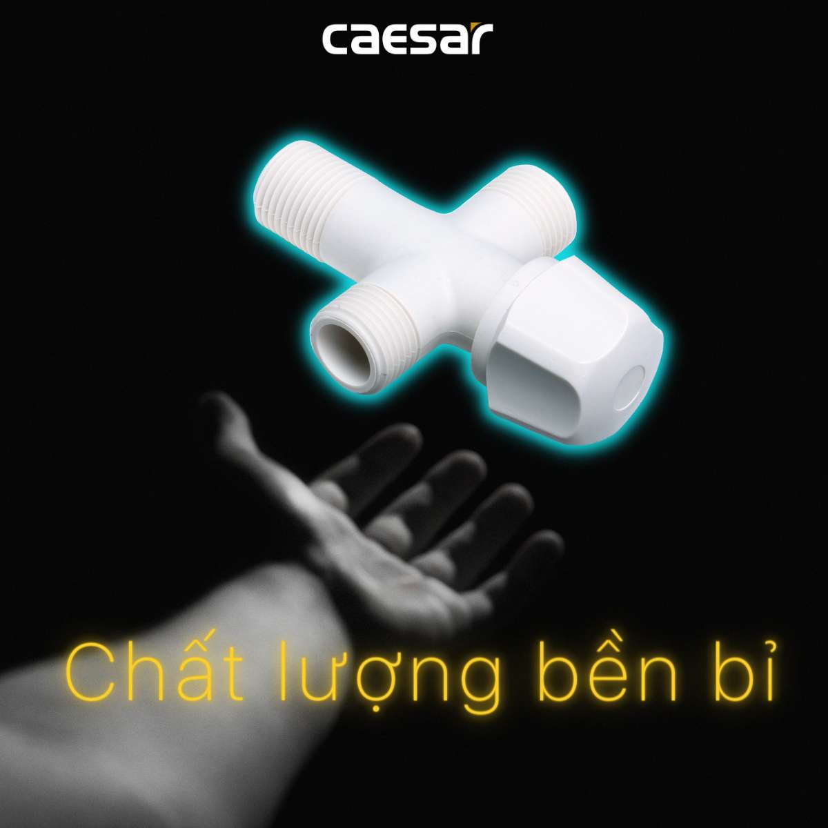 Van vặn khóa chữ T nhựa - φ21 Caesar BF427P