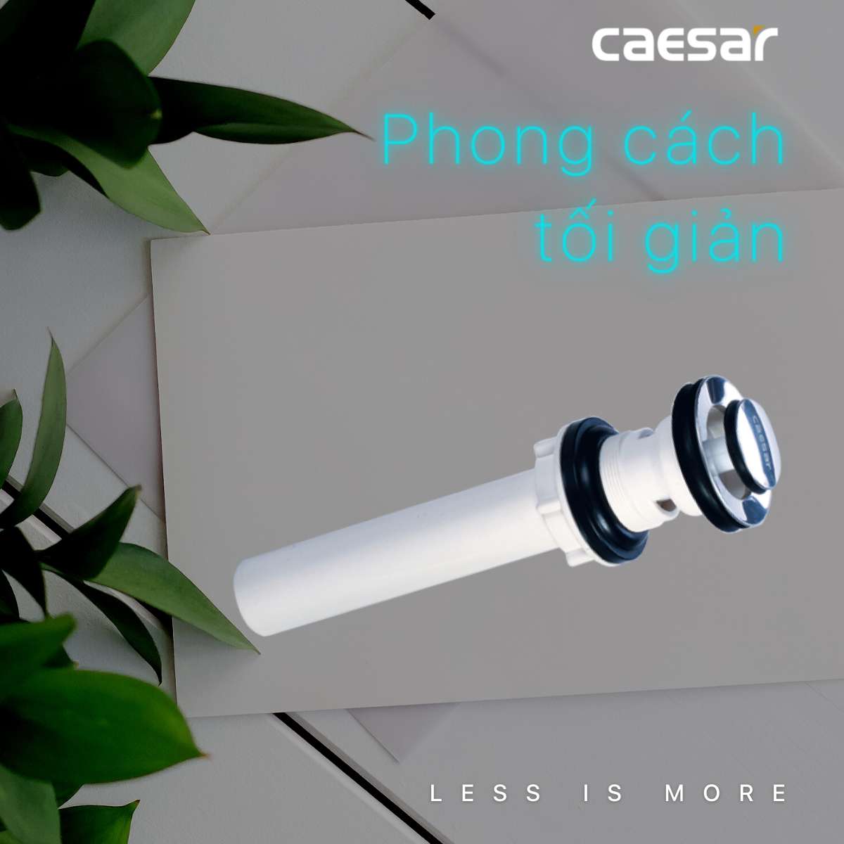 Bộ xả nhấn Caesar BF605