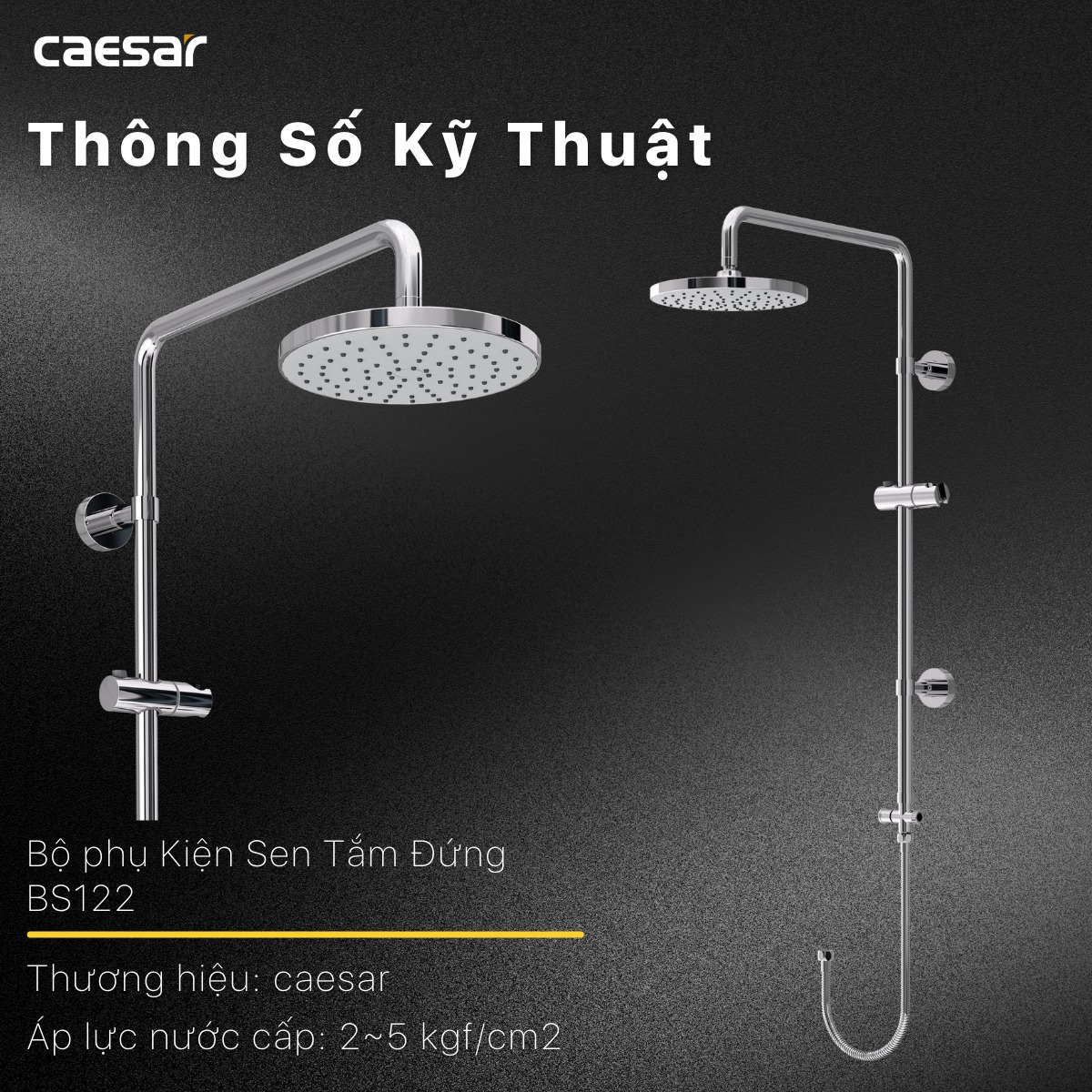 Sen cây tắm đứng Caesar BS122