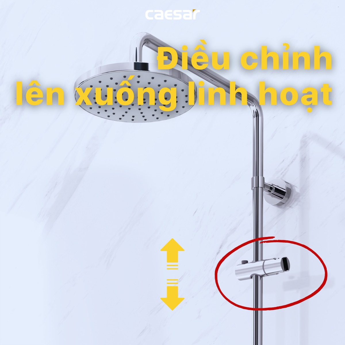 Sen cây tắm đứng Caesar BS122