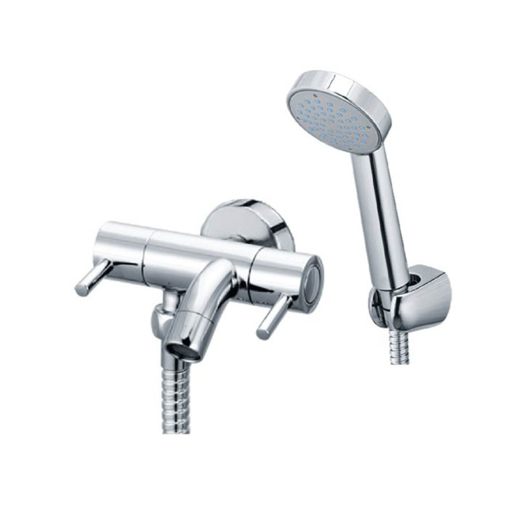 Bộ sen cây tắm đứng nóng lạnh Caesar BS122+S043C