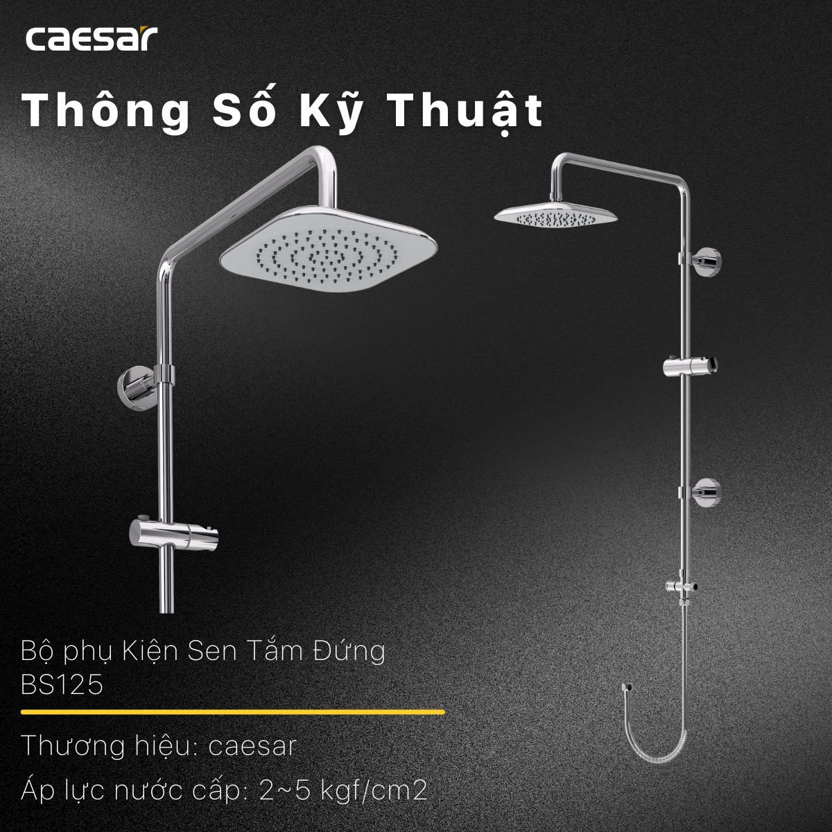Sen cây tắm đứng Caesar BS125