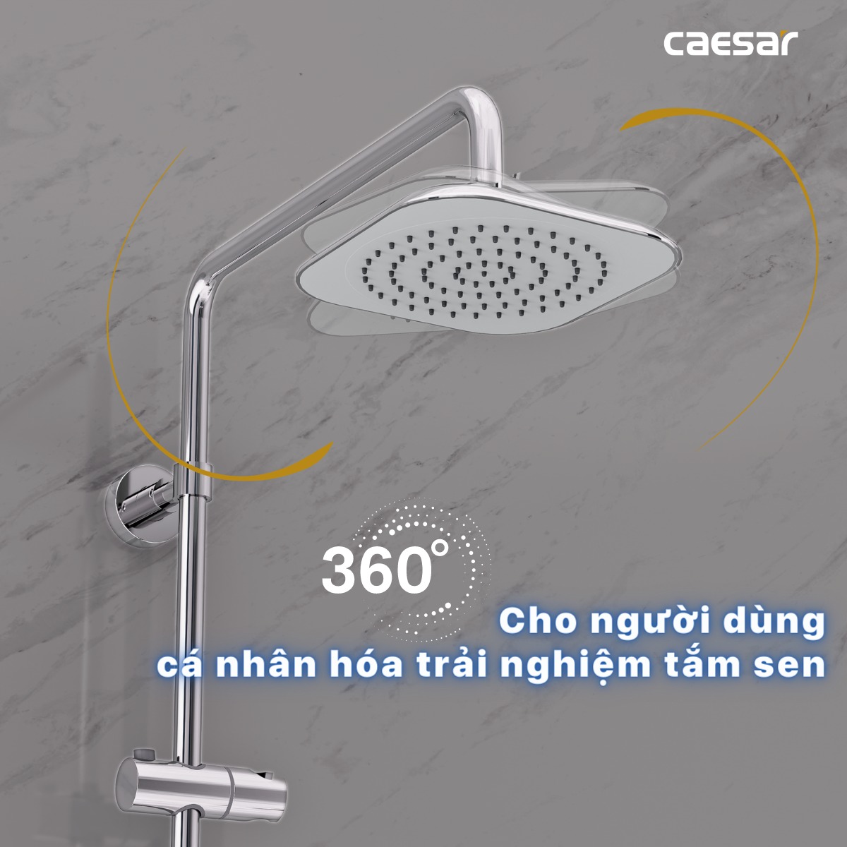 Sen cây tắm đứng Caesar BS125