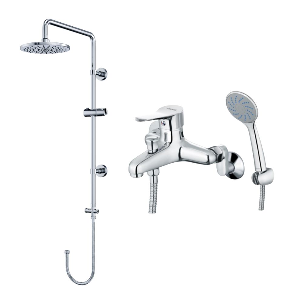 Bộ sen tắm cây nóng lạnh Caesar BS125+S333C