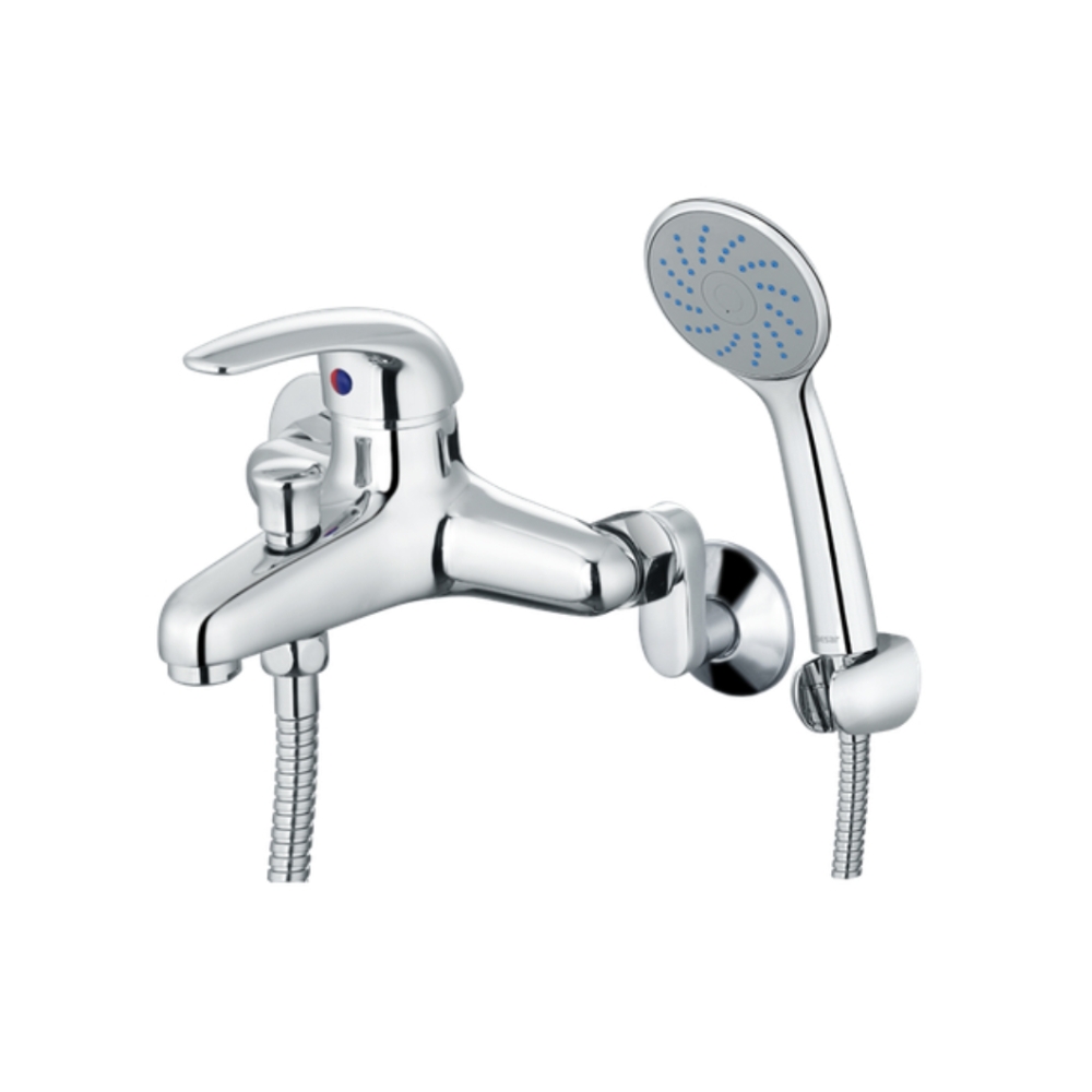 Bộ sen cây tắm đứng nóng lạnh Caesar BS125+S360C