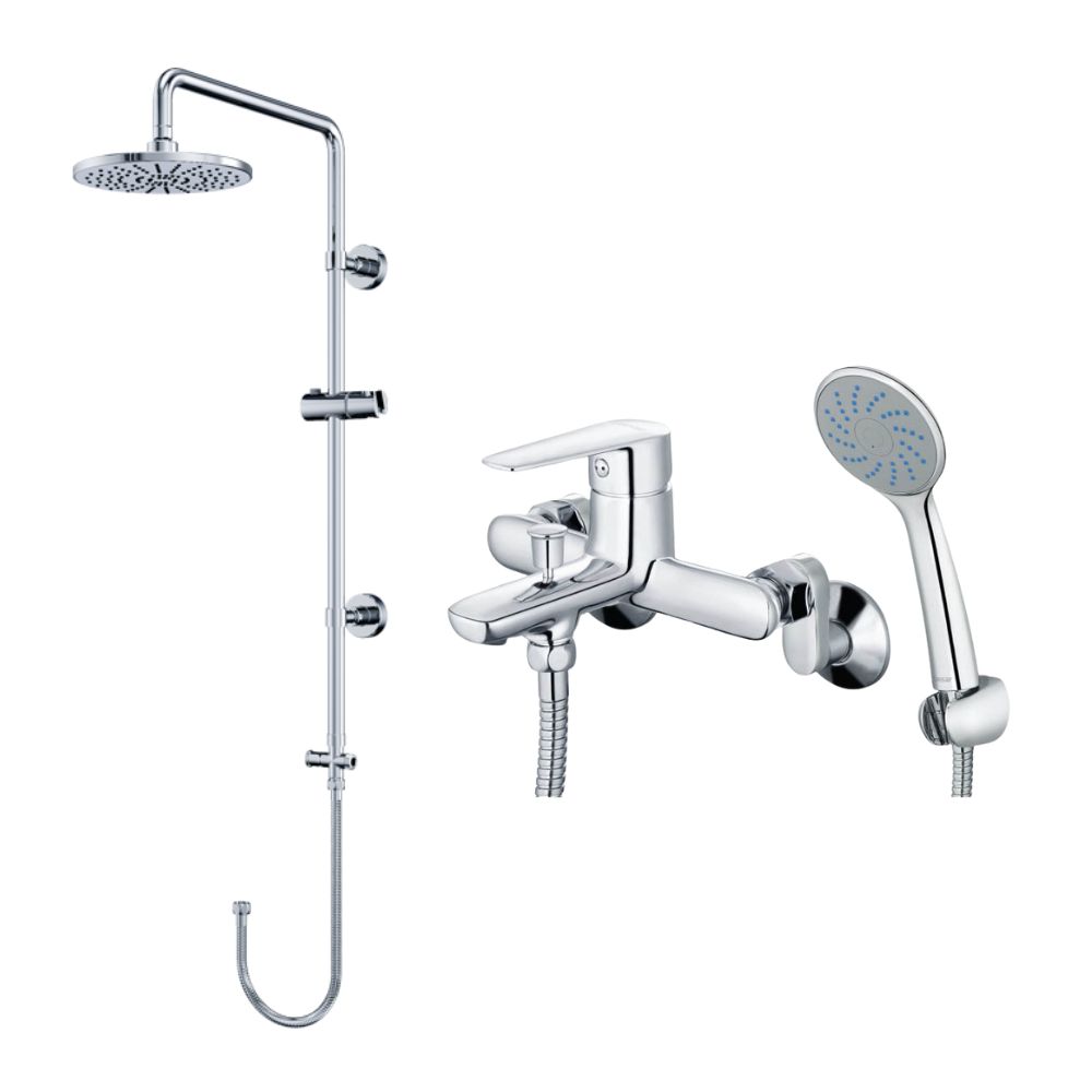 Bộ sen tắm cây nóng lạnh Caesar BS125+S383C