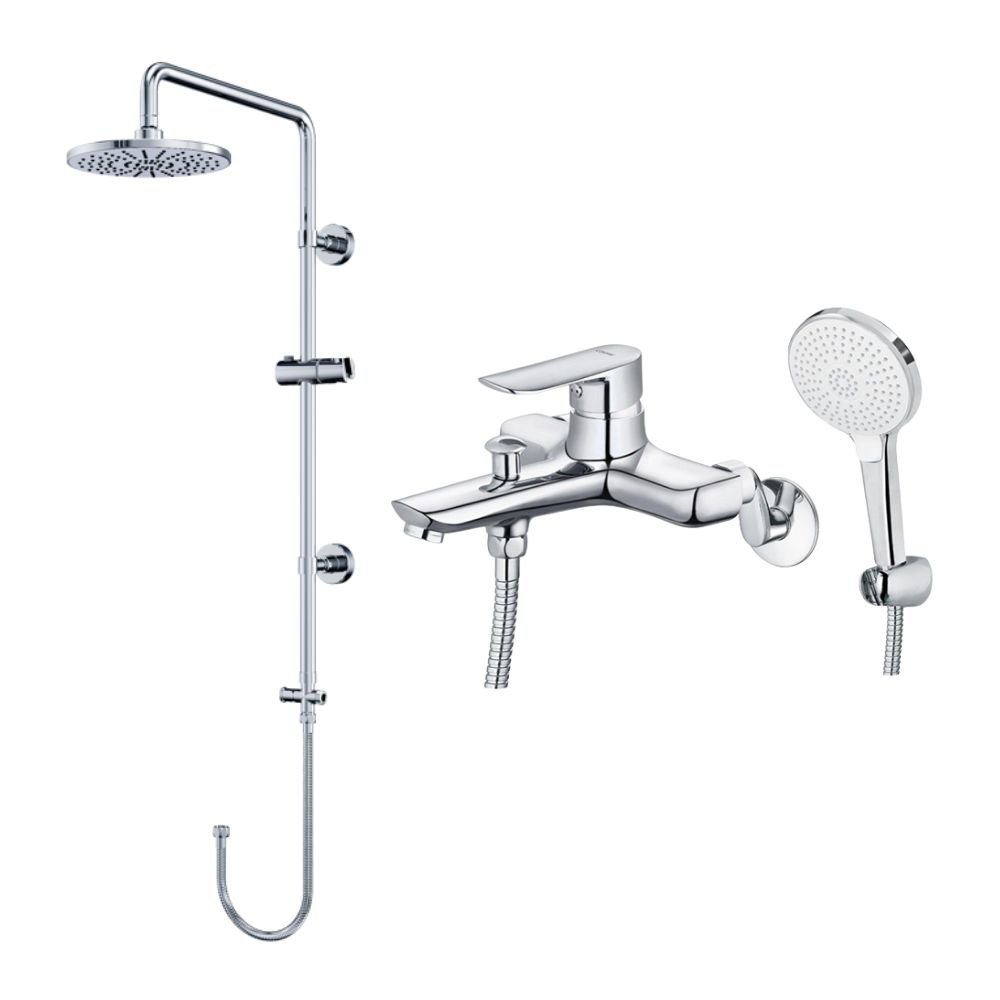 Bộ sen tắm cây nóng lạnh Caesar BS125+S393C