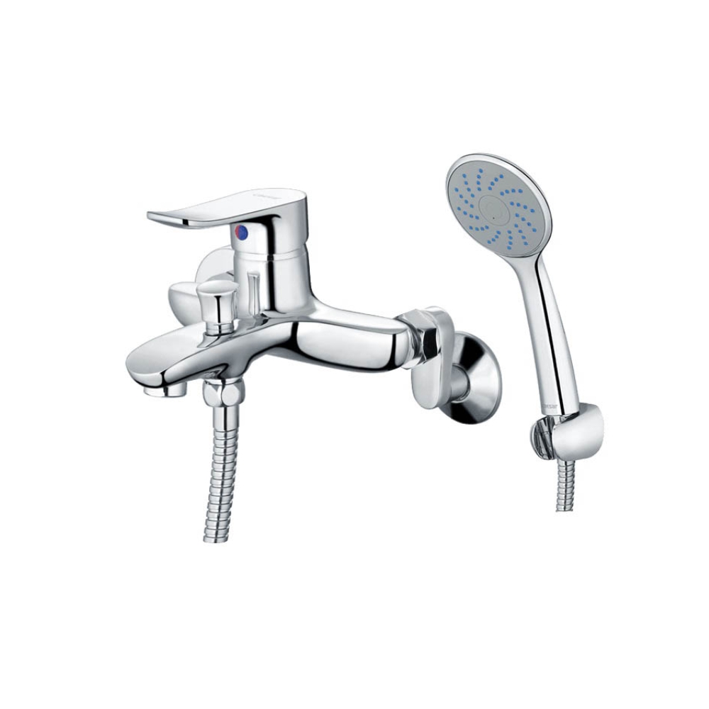 Bộ sen cây tắm đứng nóng lạnh Caesar BS125+S493C