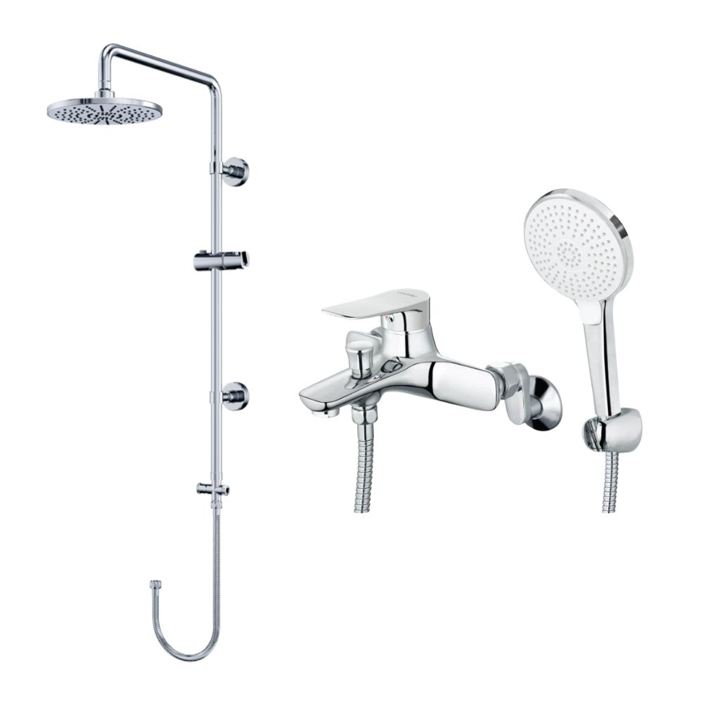 Bộ sen tắm cây nóng lạnh Caesar BS125+S563C