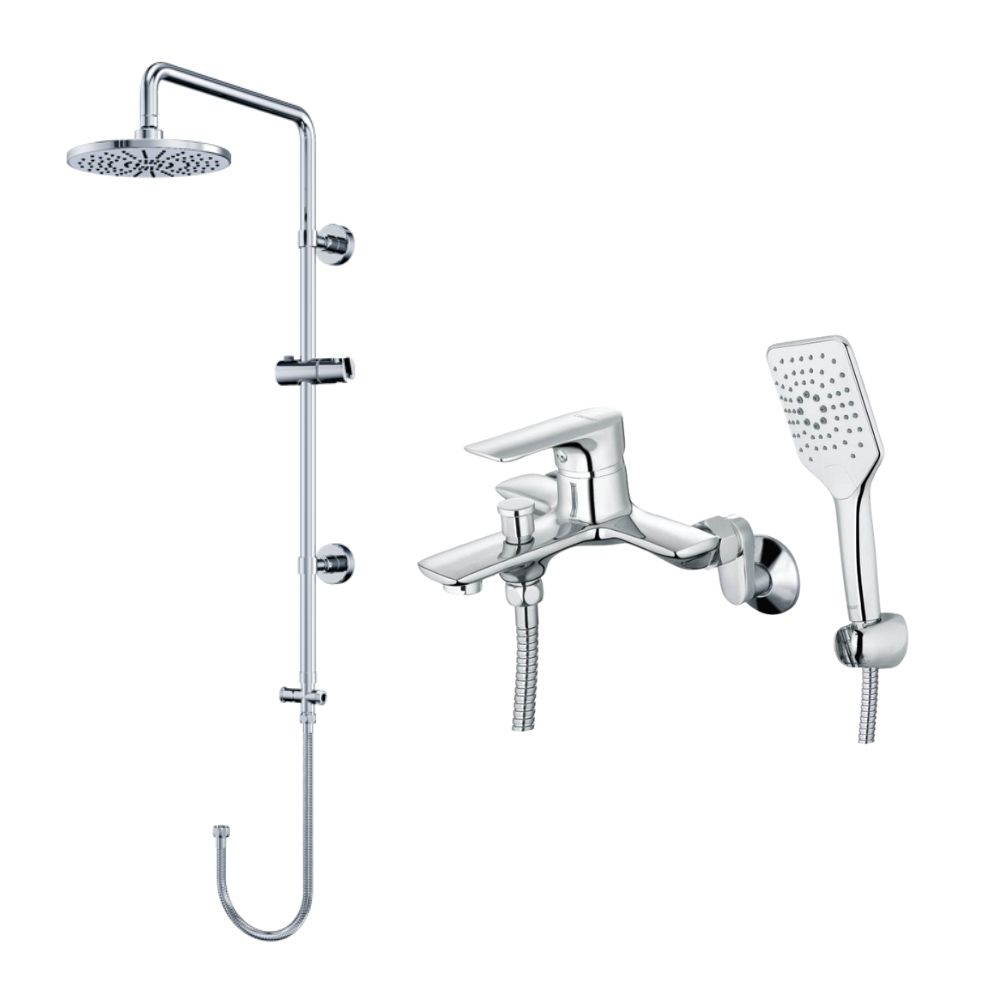 Bộ sen tắm cây nóng lạnh Caesar BS125+S773C