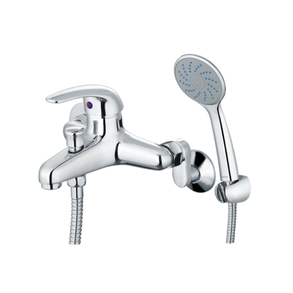 Bộ sen cây tắm đứng nóng lạnh Caesar BS126+S360C