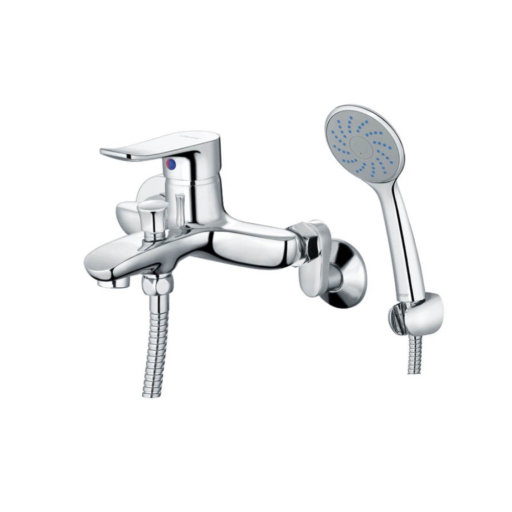 Bộ sen cây tắm đứng nóng lạnh Caesar BS126+S493C