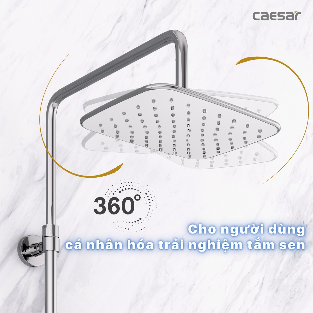 Sen cây tắm đứng Caesar BS127