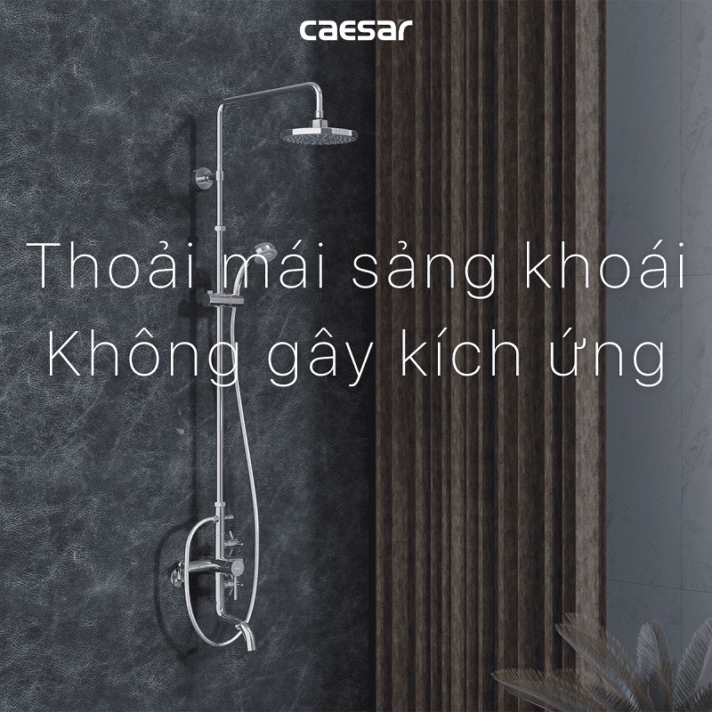 Bộ sen tắm cây nóng lạnh Caesar S488C