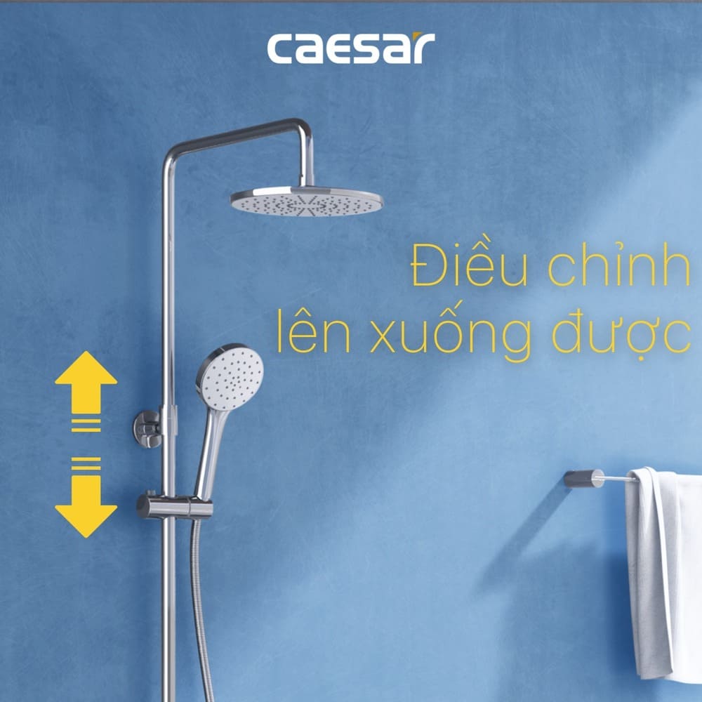 Bộ sen tắm cây nóng lạnh Caesar S578C