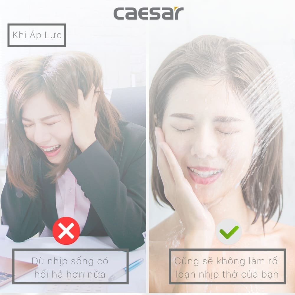 Bộ sen tắm cây nóng lạnh Caesar S578C