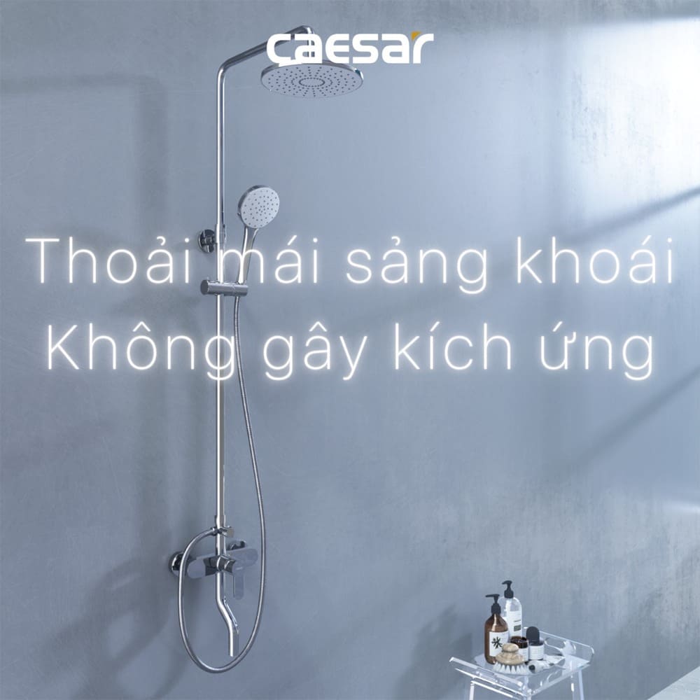 Bộ sen tắm cây nóng lạnh Caesar S578C