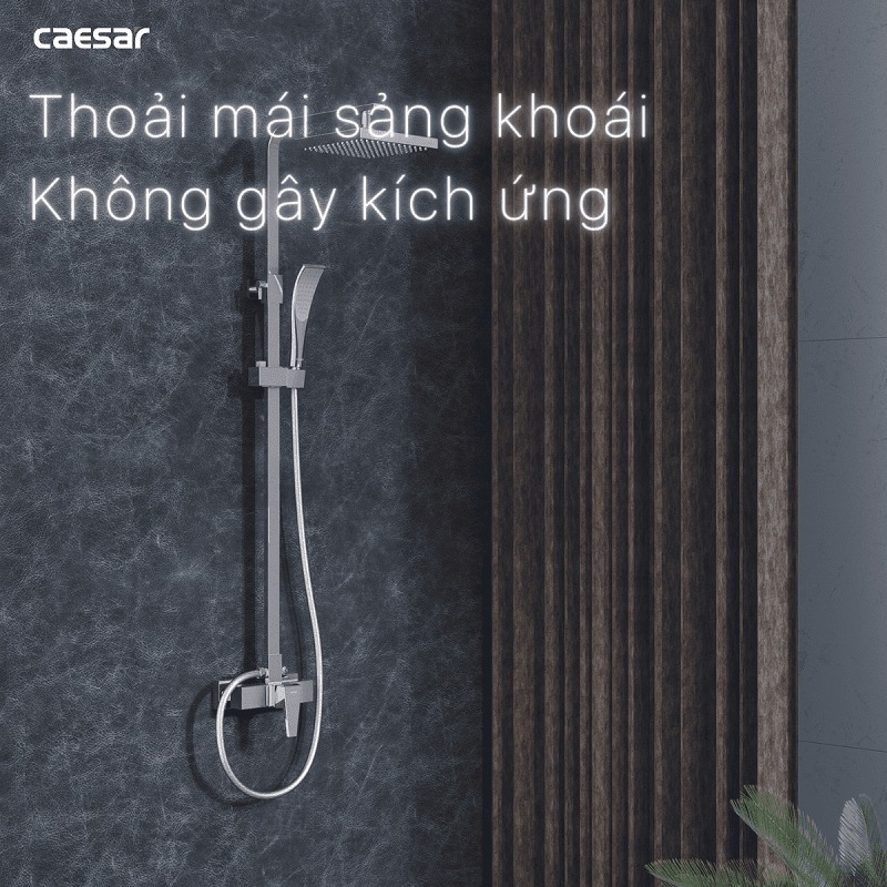 Bộ sen tắm cây nóng lạnh Caesar S648C