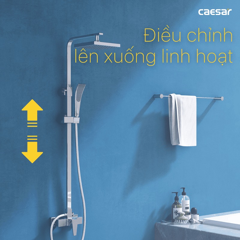 Bộ sen tắm cây nóng lạnh Caesar S648C