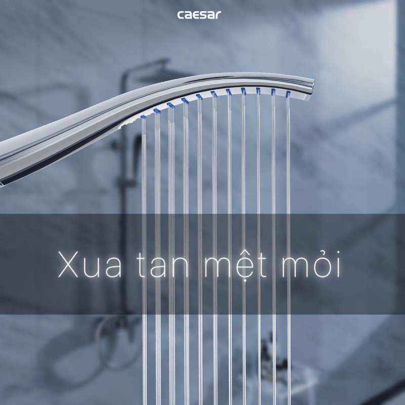 Bộ sen tắm cây nóng lạnh Caesar S648C
