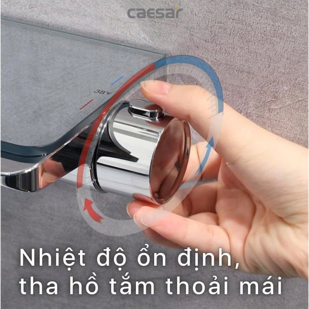 Sen cây tắm đứng ổn nhiệt Caesar S658C