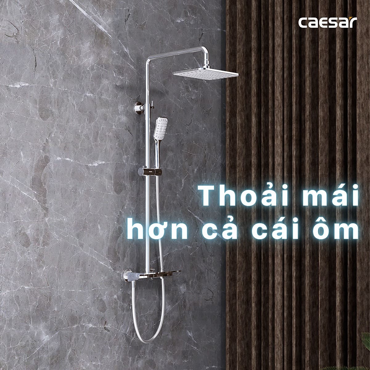 Bộ sen tắm cây nóng lạnh Caesar S688C
