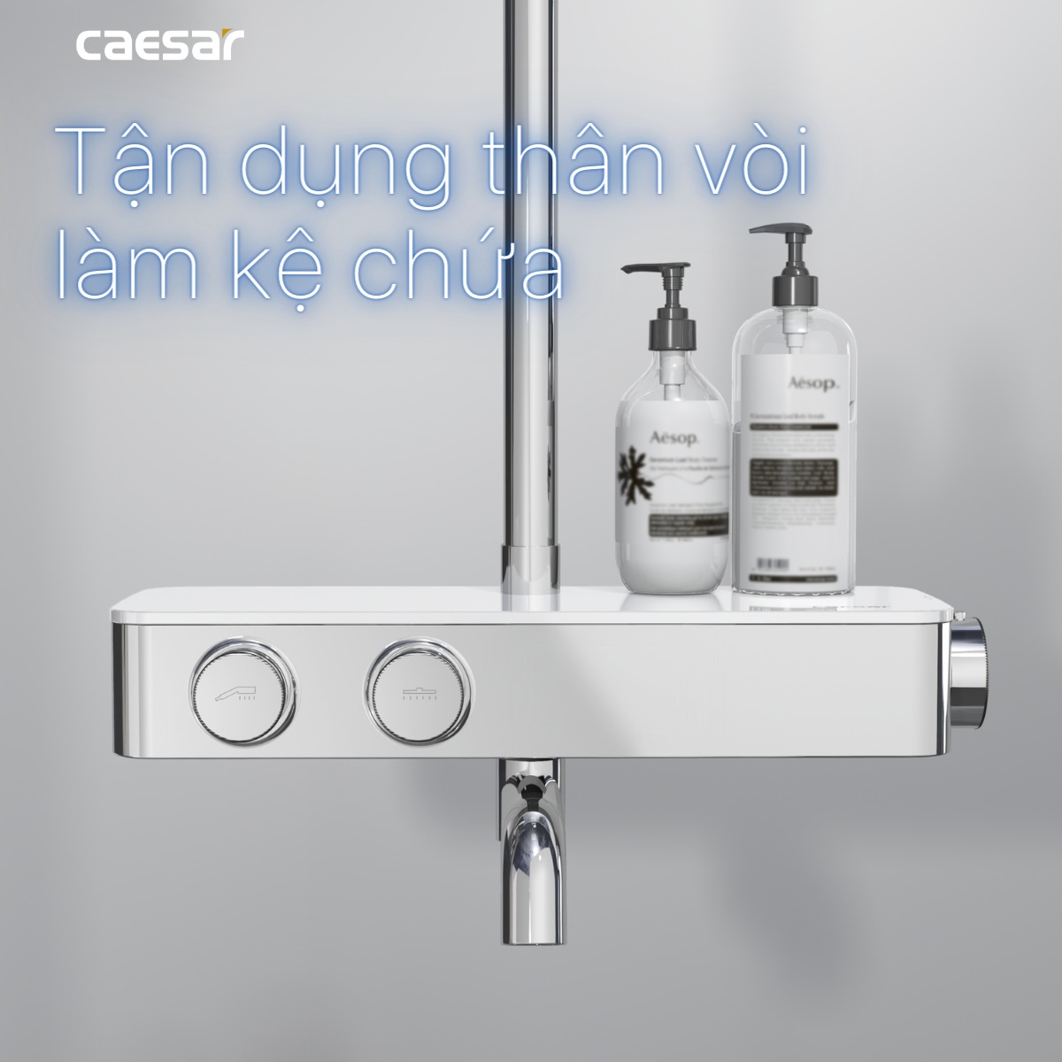 Bộ sen tắm cây nhiệt độ Caesar S788C