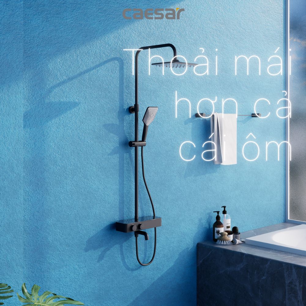 Bộ sen tắm cây nhiệt độ Caesar S788CB