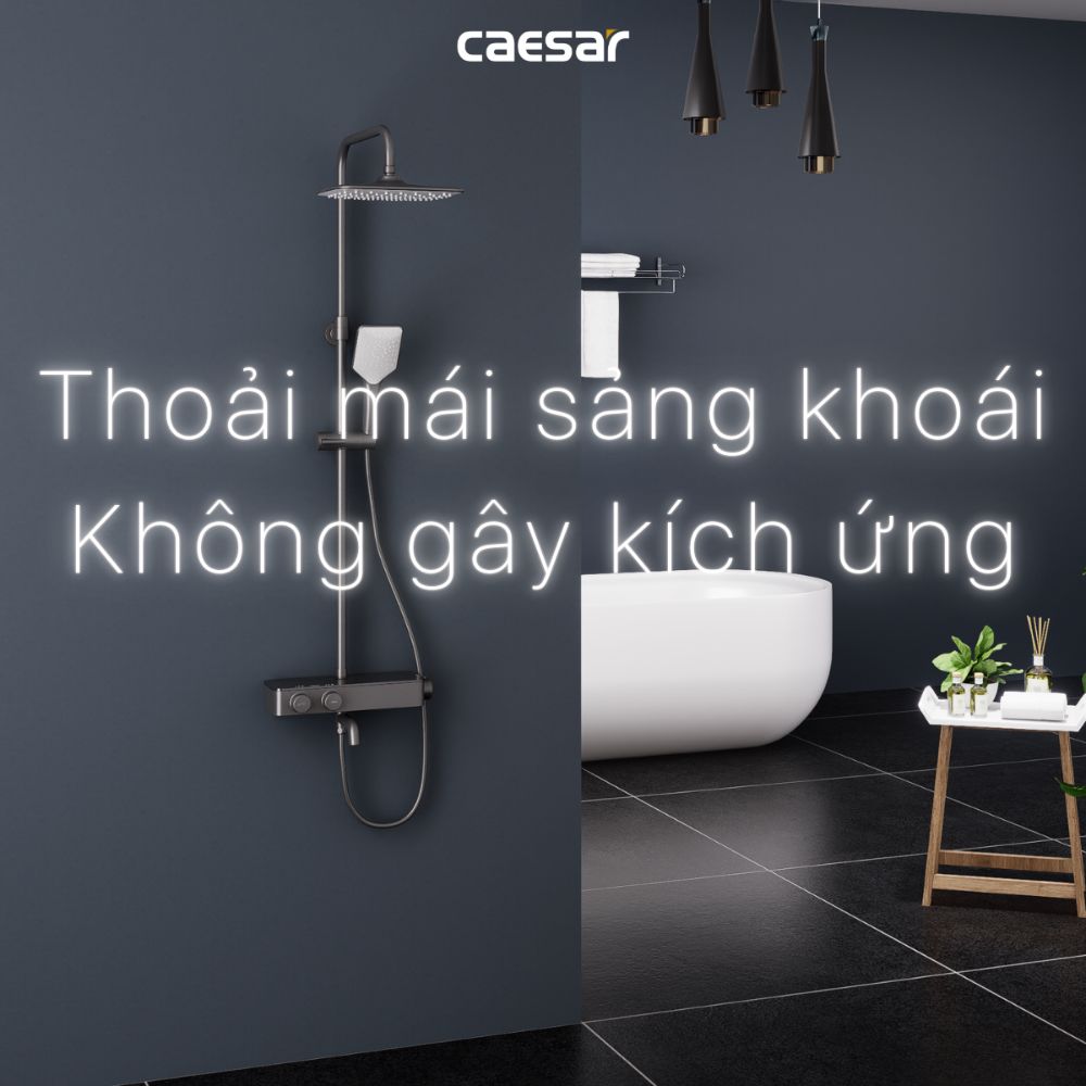 Bộ sen tắm cây nhiệt độ Caesar S788CB