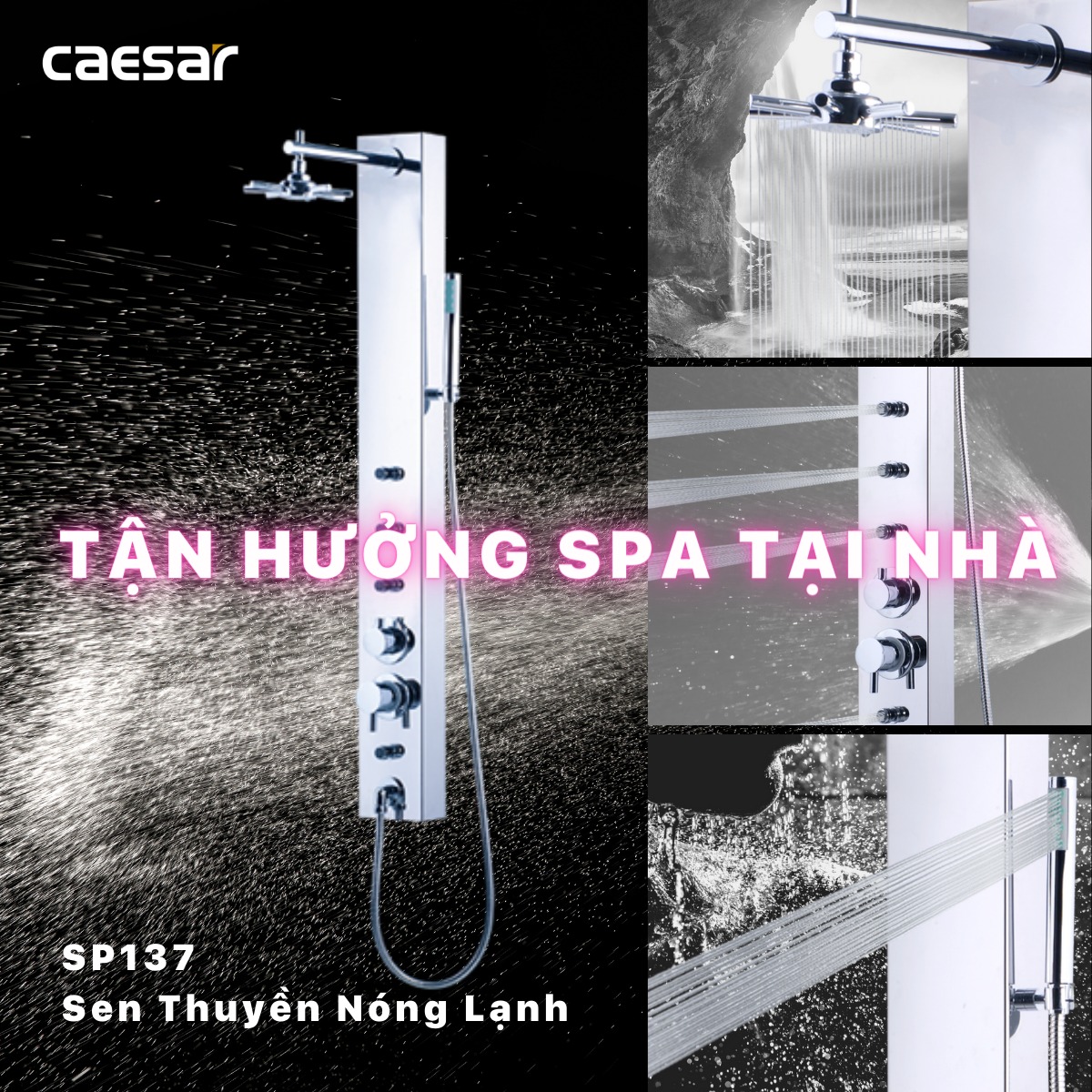 Sen thuyền nóng lạnh Caesar SP137