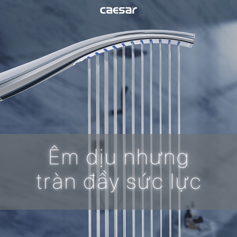 Sen tắm âm tường nóng lạnh Caesar BS641