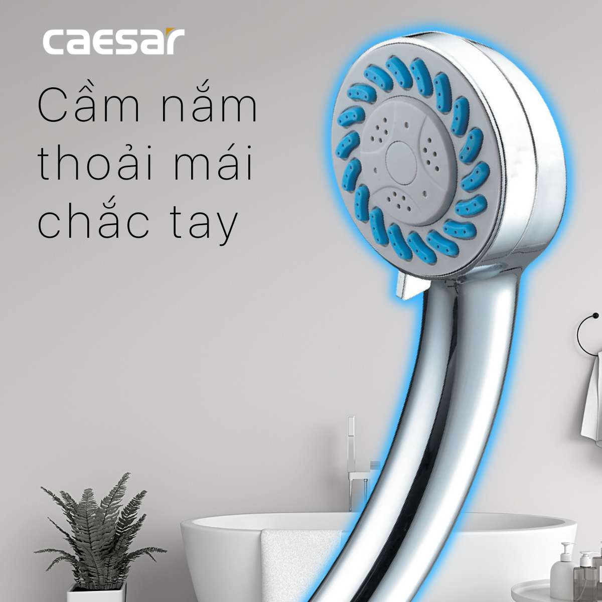 Tay sen tắm 3 chế độ Caesar SH133
