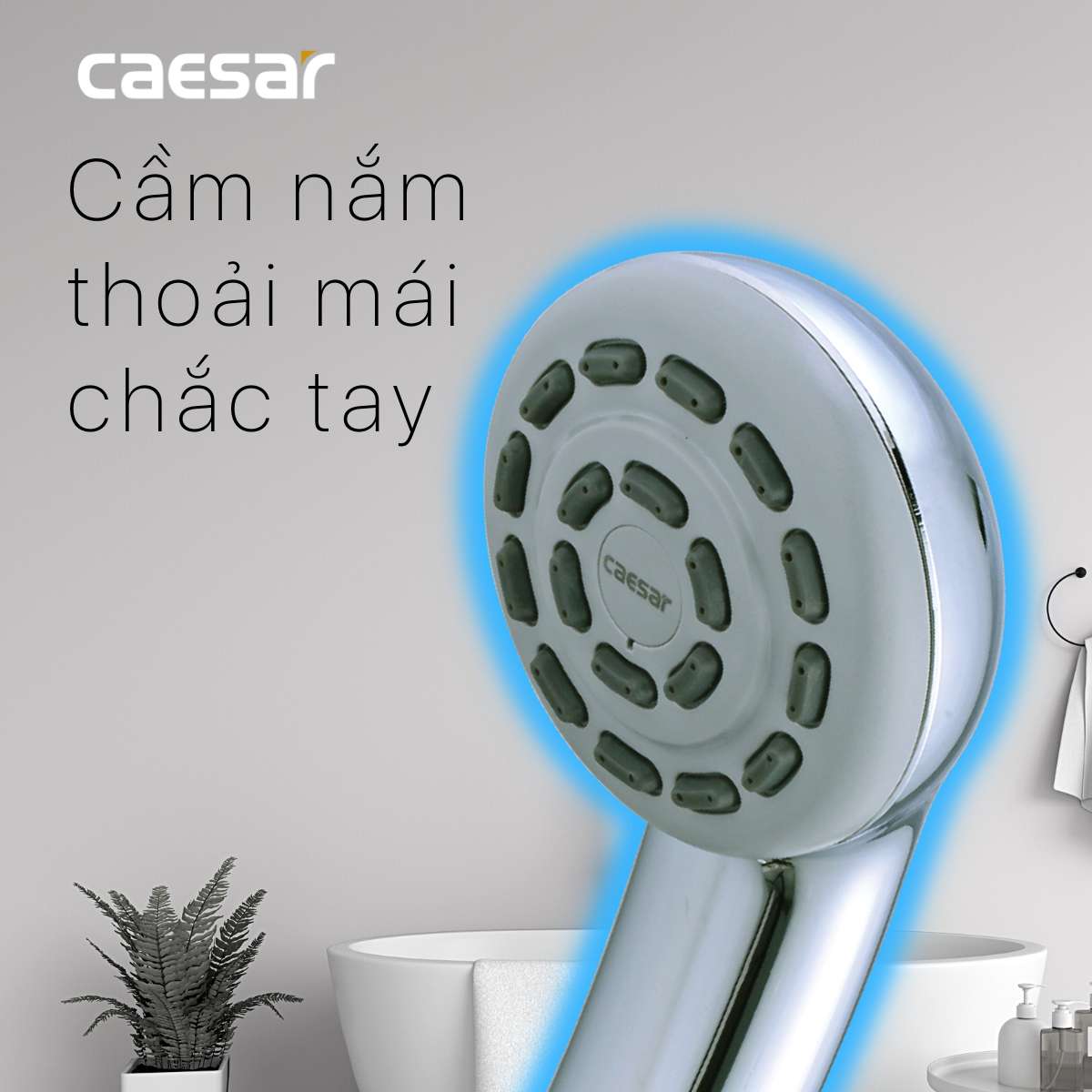 Tay sen tắm 1 chế độ Caesar SH212