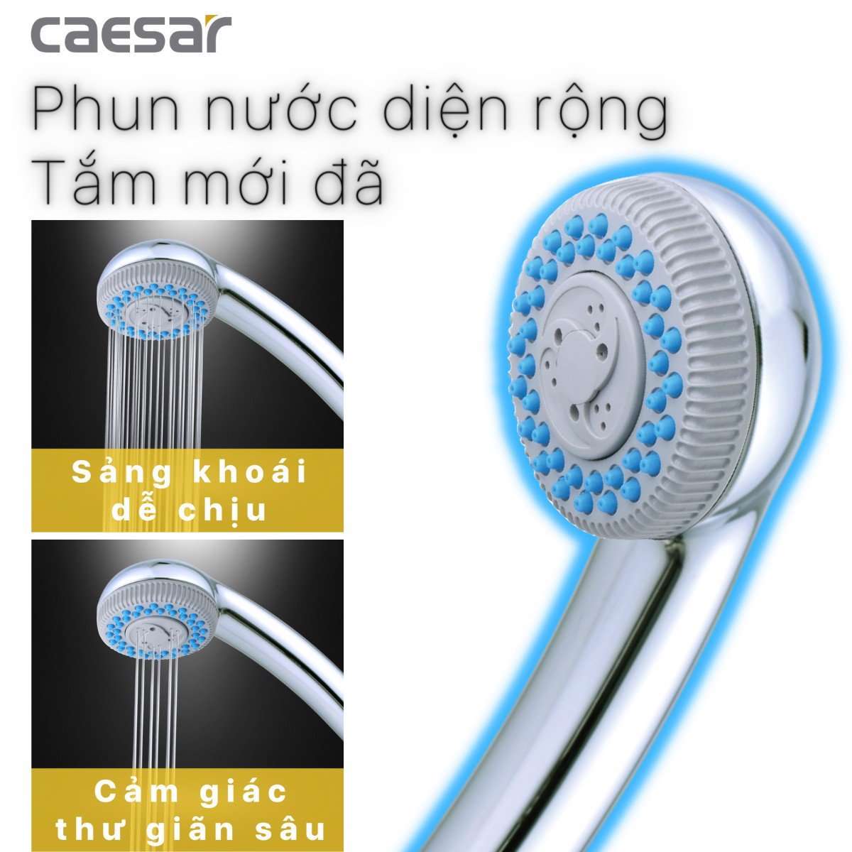Tay sen tắm 2 chế độ Caesar SH221
