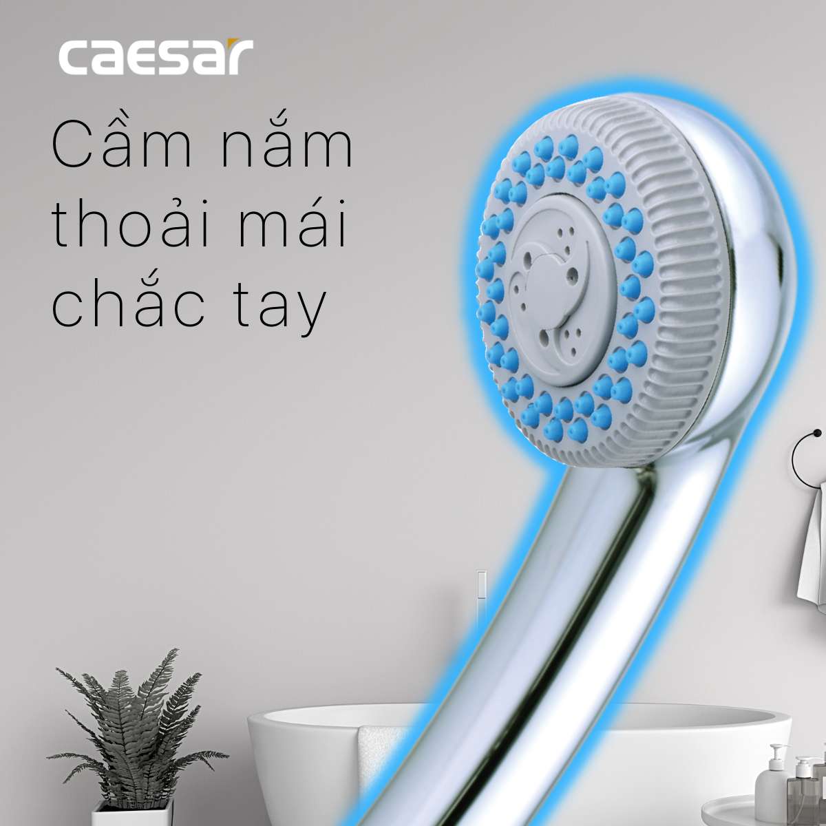 Tay sen tắm 2 chế độ Caesar SH221