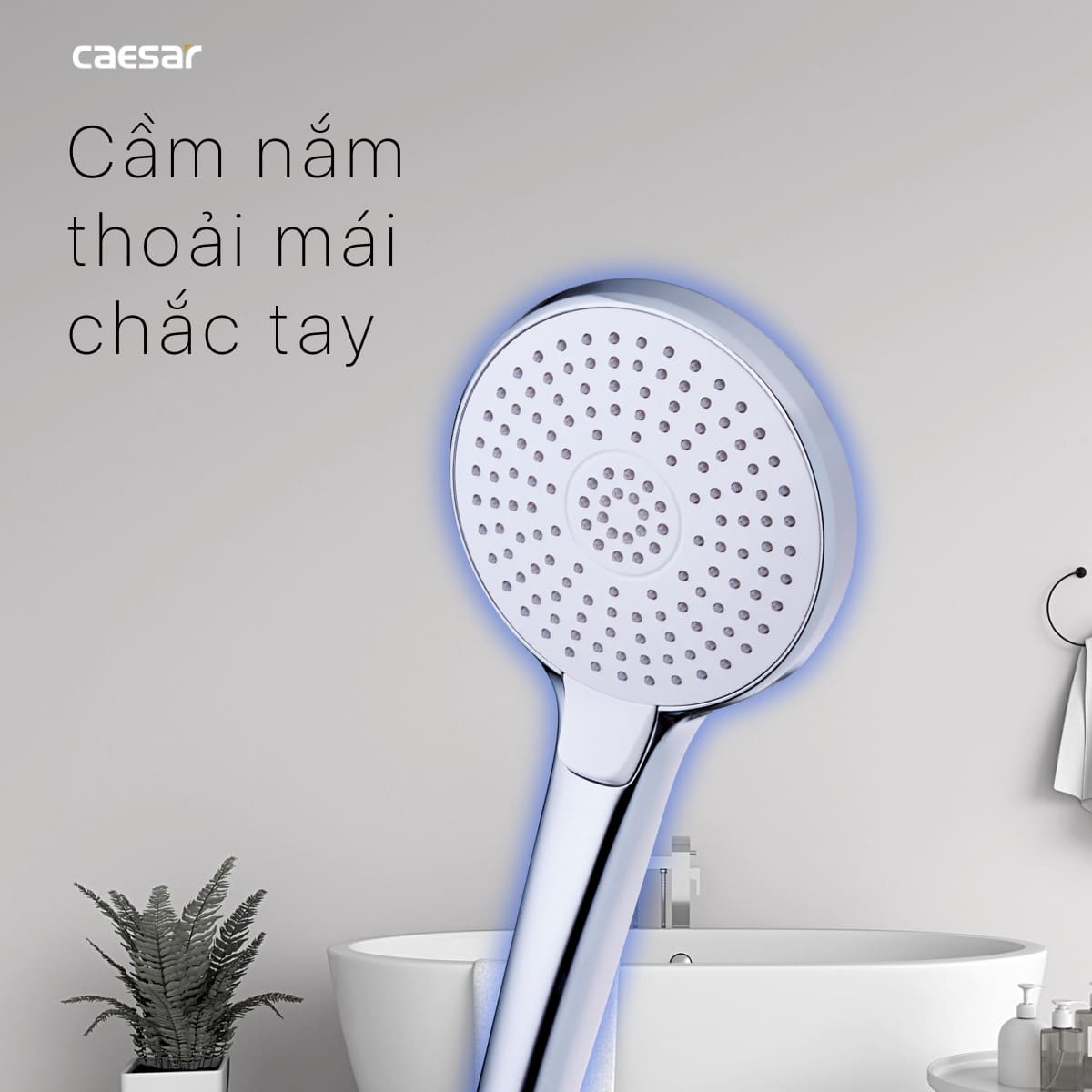 Tay sen tắm 3 chế độ Caesar SH233