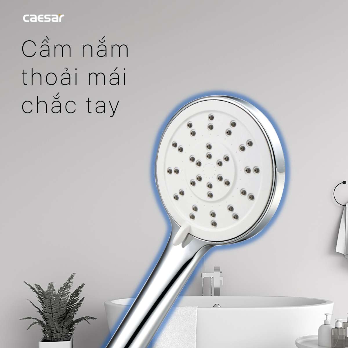 Tay sen tắm 3 chế độ Caesar SH237V
