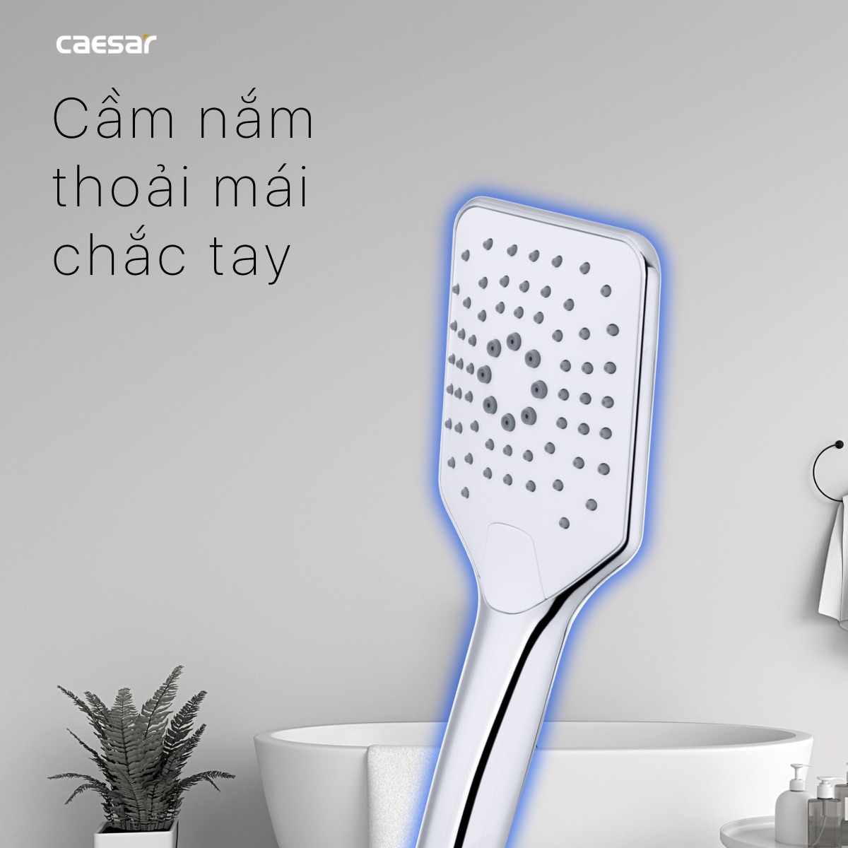 Tay sen tắm 3 chế độ Caesar SH437
