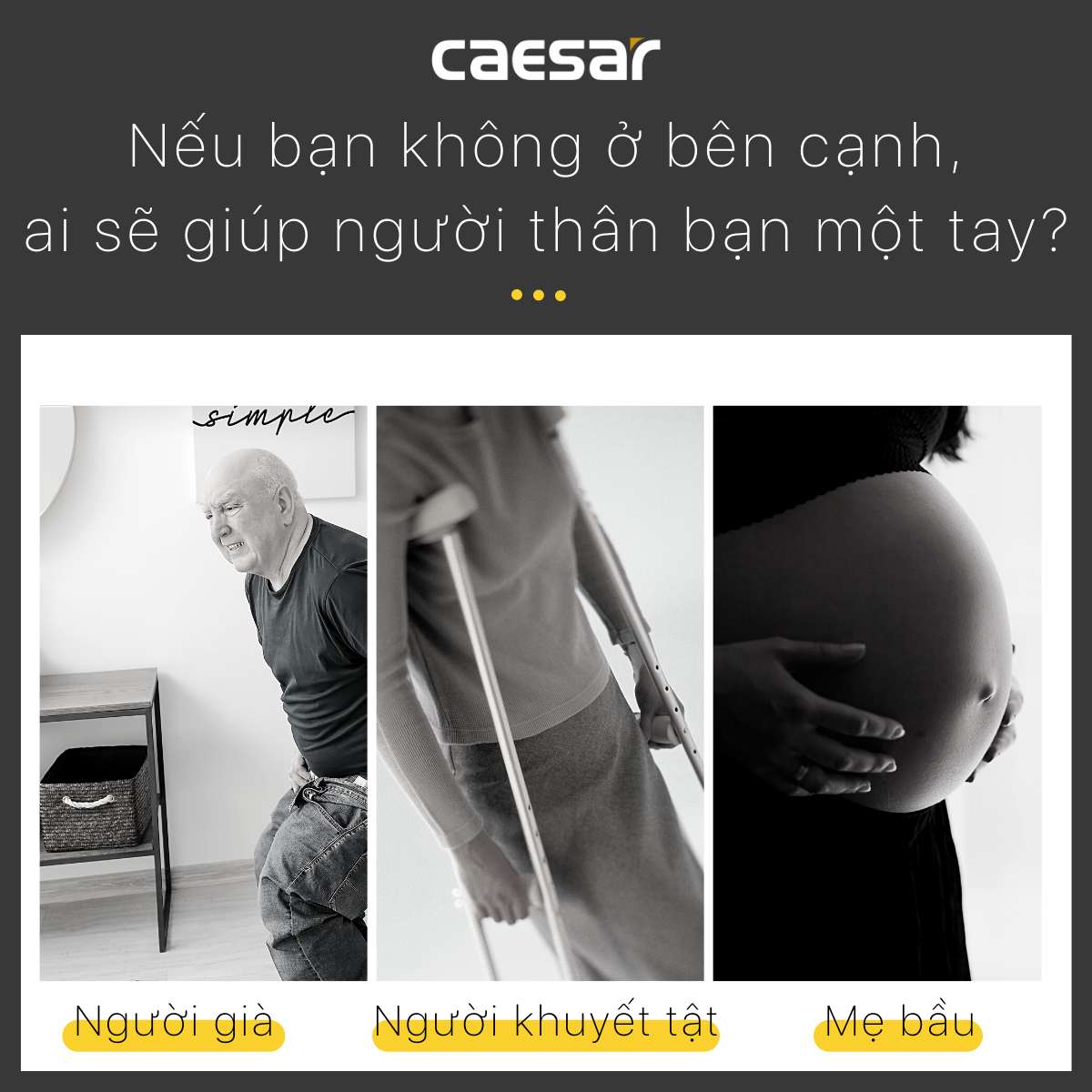 Thanh tay vịn inox Caesar GB104V