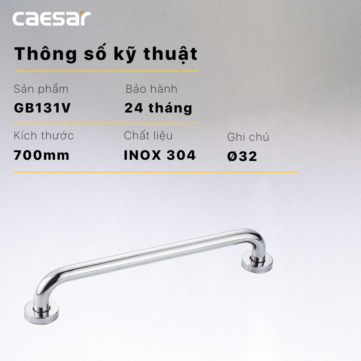 Thanh tay vịn Caesar GB131V