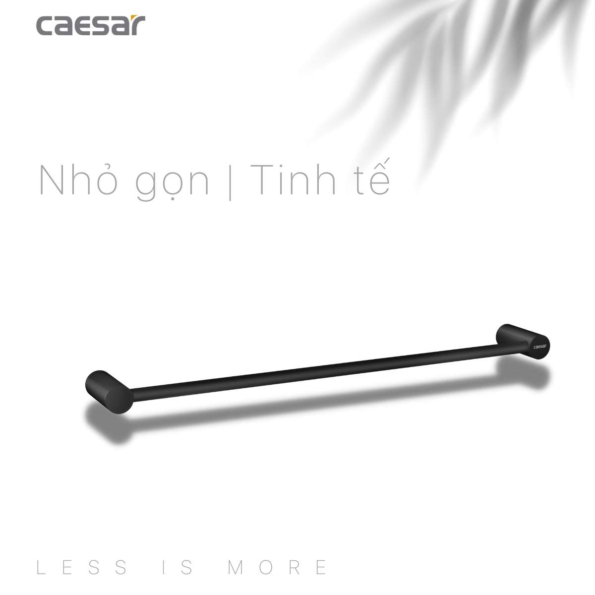 Giá treo khăn Caesar Q6301B màu đen