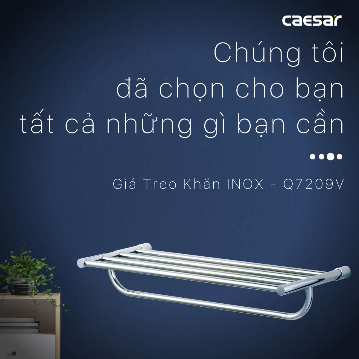 Thanh treo khăn Caesar Q7209V