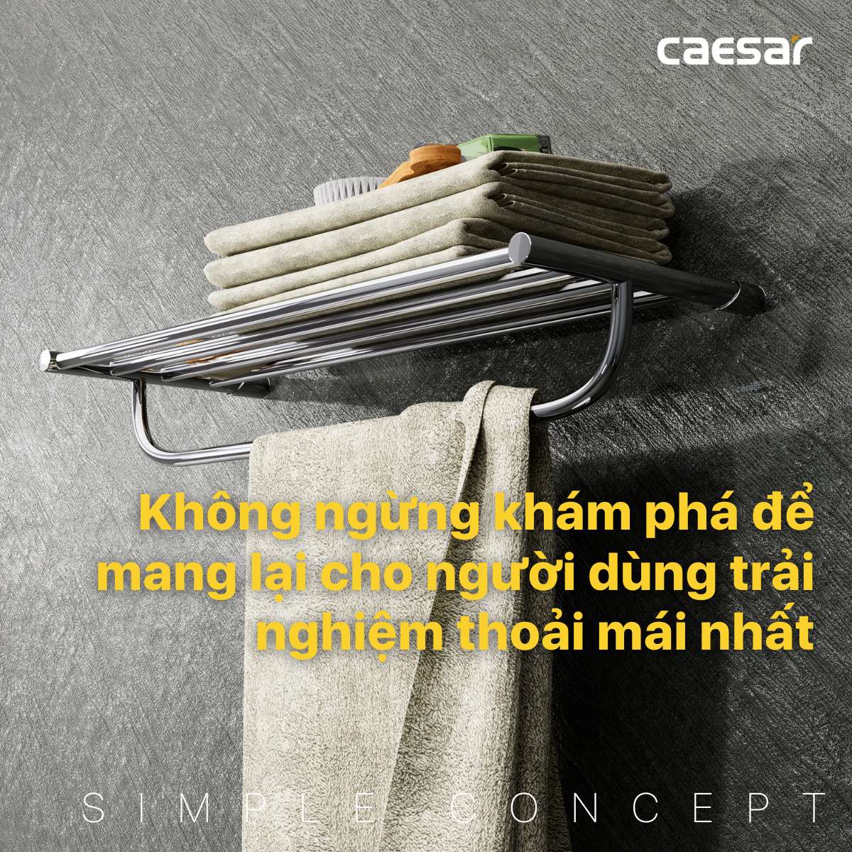 Thanh treo khăn Caesar Q7209V