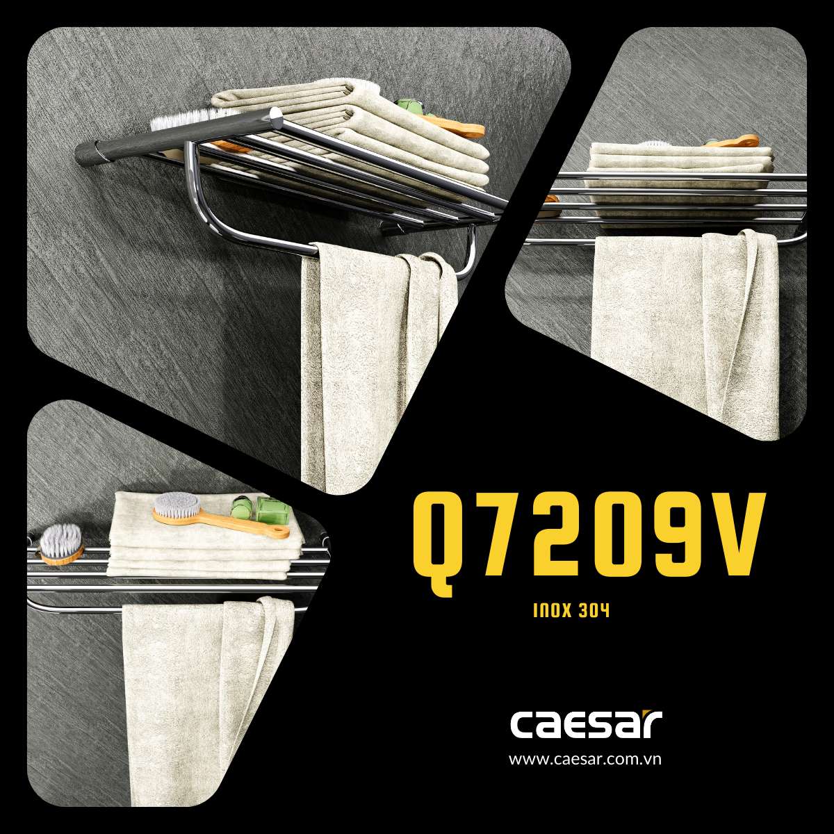 Thanh treo khăn Caesar Q7209V