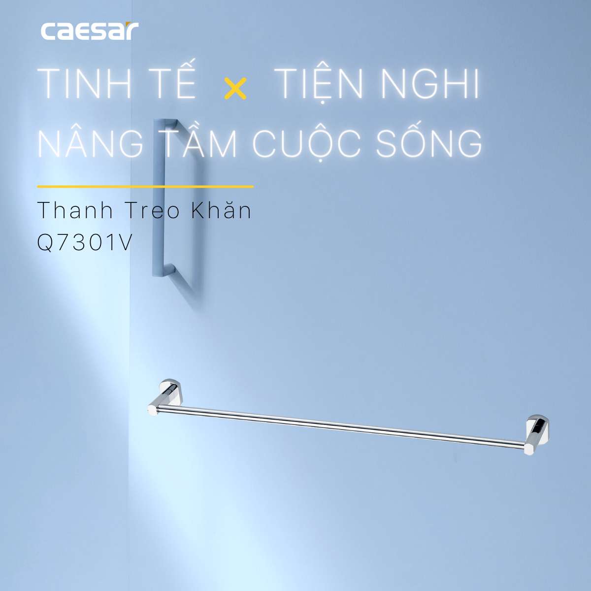 Thanh treo khăn Caesar Q7301V