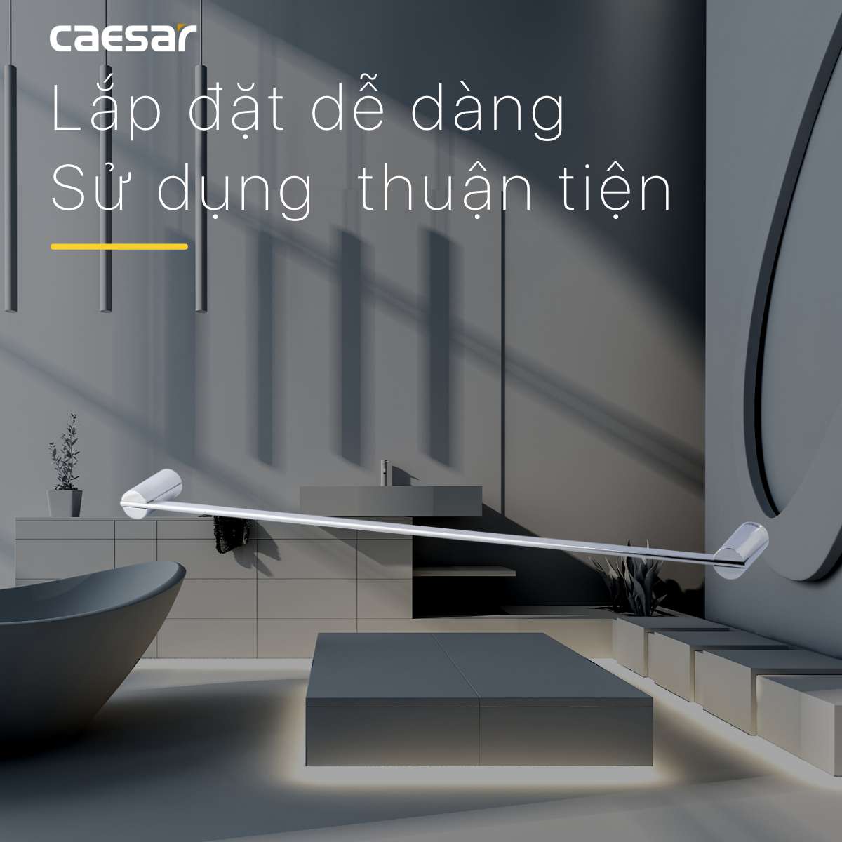 Thanh treo khăn Caesar Q8301